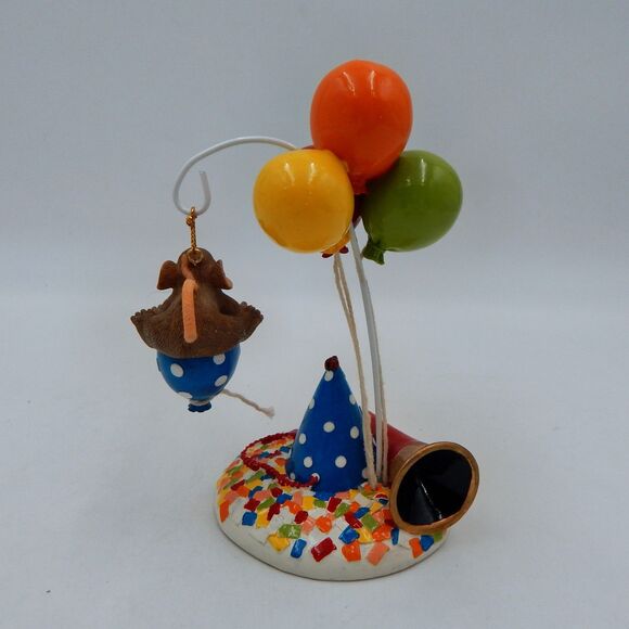 Fitz and Floyd Charming Tails You Give Me A Lift Birthday Figurine 89/164 Griff - Picture 3 of 11